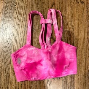 Free People Hot Pink Sports Bra